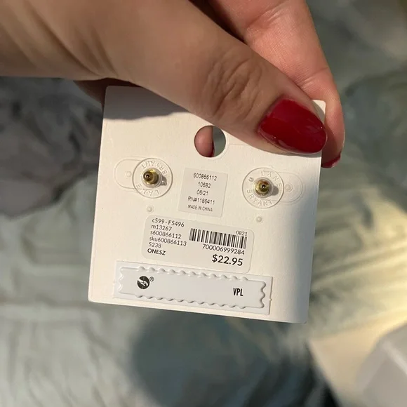 BNIP Lane Bryant Pumpkin Spice Latte Earrings Fall Autumn - Picture 3 of 3